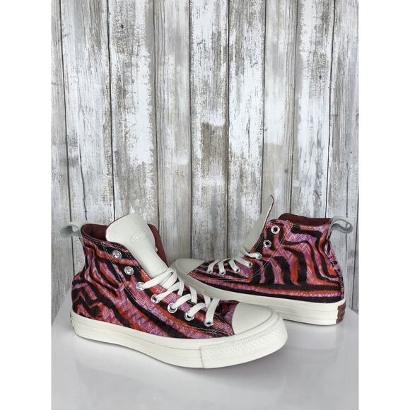 MISSONI Converse Chuck Taylor Star High Top Pink Black 154441C 4.5/ 6.5 RARE NEW - Picture 5 of 12